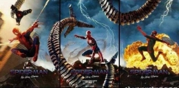 Diduga bentuk asli poster film Spider-Man : No Way Home. Sumber : Twitter @GSKywalke