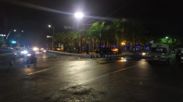 Alun-alun Kota Jember saat malam hari, dok. pribadi
