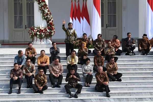 Foto ilustrasi para menteri Jokowi periode 2020-2024 | (aset: solopos.com)