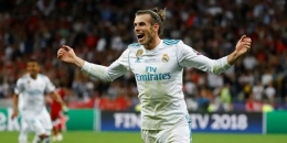 Selebrasi Gareth Bale setelah mencetak gol di final UCL melawan Liverpool, (images: majalaholahraga.com)