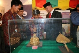 Pameran temporer di Museum Kota Tanjungpinang bekerja sama dengan Museum Nasional Jakarta (Sumber: tanjungpinangkota.go.id)