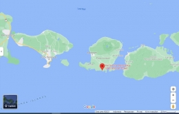 Letak Pulau Lombok bersebelahan dengan Pulau Bali dan Pulau Sumbawa I Sumber Foto : Google Map