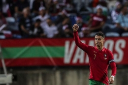 Kapten Timnas Portugal Cristiano Ronaldo optimis mendapatkan tiket piala dunia setelah menelan kekalahan 2-1 melawan Serbia | ilustrasi : kompas.com