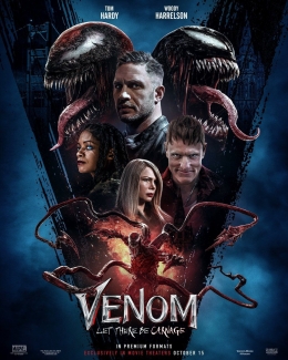 Sumber foto : Imdb.com | Ilustrasi Poster Film Venom Let There Be Carnage