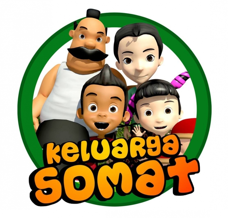 Serial Animasi Keluarga Somat. Image Credit: DreamtoOn Animation Studios (Gambar dari facebook.com/keluargasomatID) 