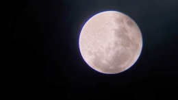 Bulan Purnama setelah Gerhana (Dok. Klub Astronomi Losnito)