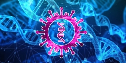 Ilustrasi Materi Genetik Virus RNA (Sumber: Geralt via pixabay.com)