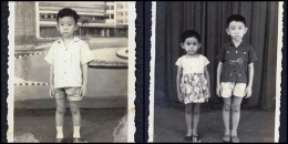 Foto masa kecilku sekitar 1964 bersama adik pertama (Dokpri)