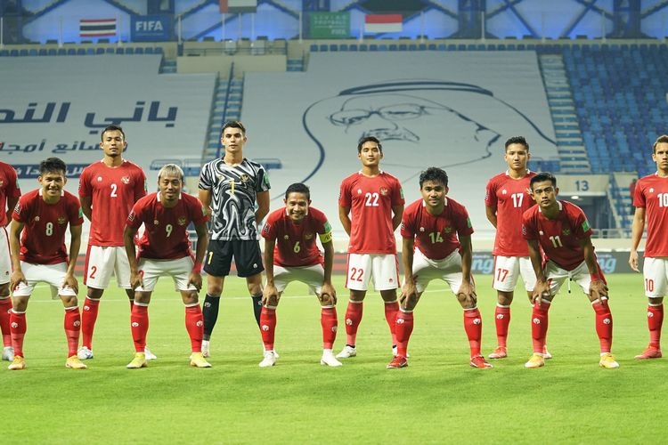 Timnas Indonesia berhadapan dengan Thailand pada laga lanjutan Grup G Kualifikasi Piala Dunia 2022 Zona Asia. (Foto: Dok. PSSI via kompas.com)