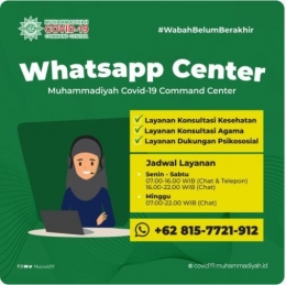 informasi Layanan Whatsapp Center.