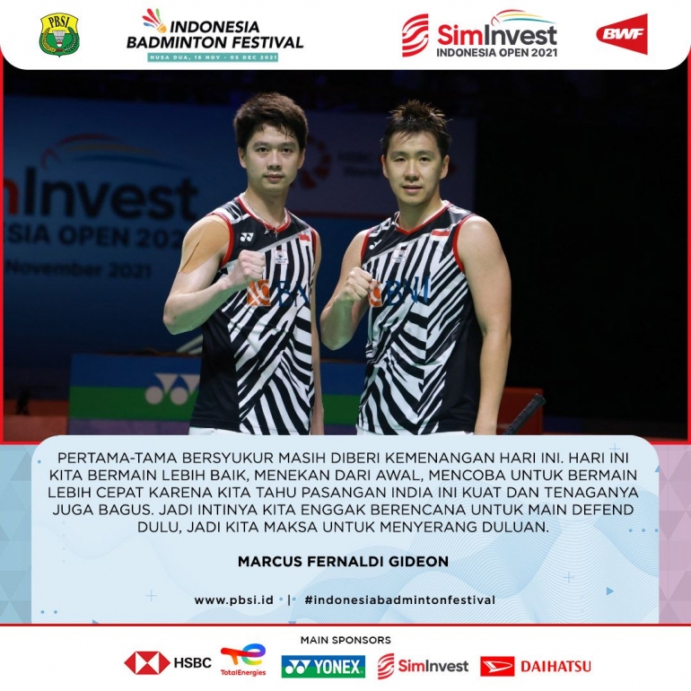 Sumber foto : badminton.ina/akun twitter | Ilustrasi Minions berhasil maasuk Final