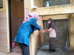 Praktik Cuci Tangan Pakai Sabun (dokpri)