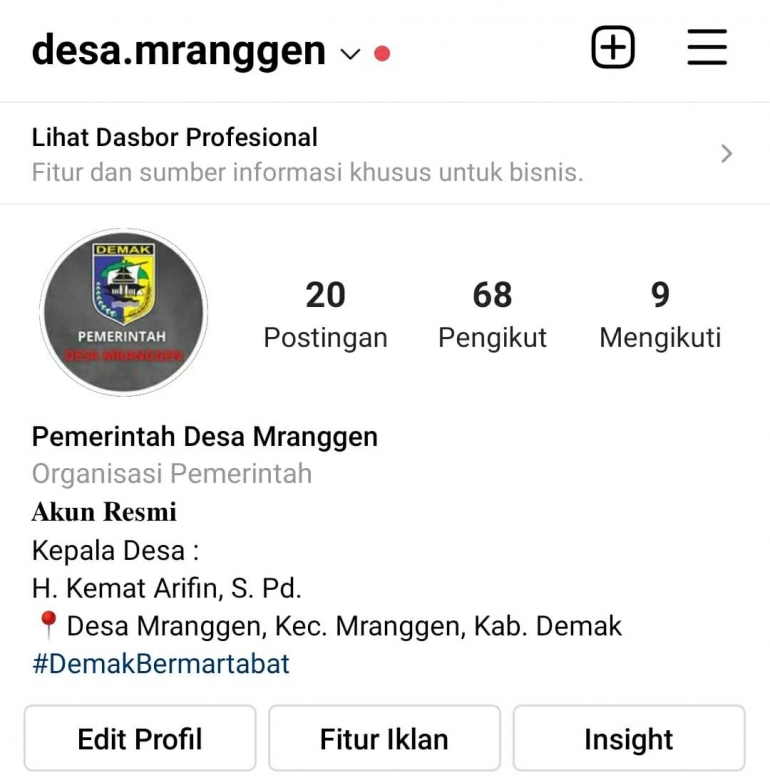 Dok. Instagram @desa.mranggen