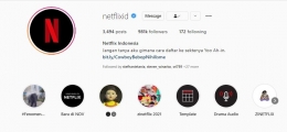 Profil Instagram Netflix Indonesia @netflixid. Dok: Tangkapan Layar Penulis