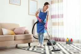Ilustrasi asisten rumah tangga di rumah. Sumber: Shutterstock via Kompas.com