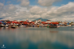 Pesona kota Tobelo dilihat dari Pelabuhan Tobelo. Sumber: dokumentasi pribadi