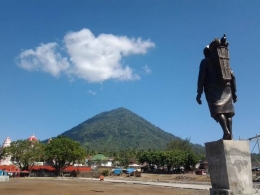 Patung Saloi di Jailolo, Halmahera Barat. (Sumber: Mapio.net)