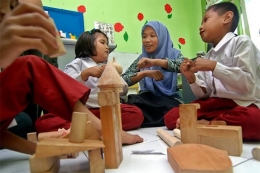 Sekolah Inklusi untuk Anak Berkebutuhan Khusus (ABK) menjadi ruang belajar untuk terus meningkatkan potensinya | ilustrasi : mediaindonesia.com