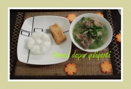 Foto hidangan sup Tulang Bawang. Foto yuliyanti