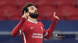 Pemain andalan Liverpool dan tim nasional Mesir, Mohamed Salah (sumber : tribunnews.com)