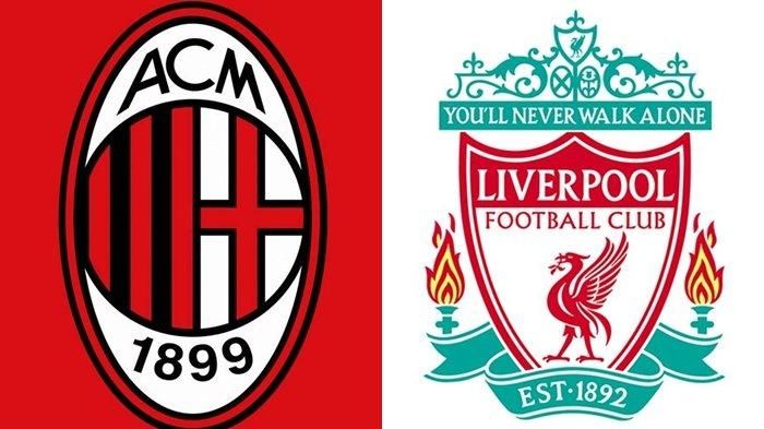 Logo AC Milan dan Liverpool (sumber : kaltim.tribunnews.com)