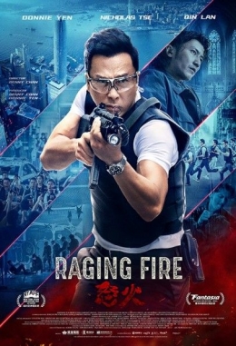  Ilustrasi Poster Film Raging Fire | Sumber foto: 21cineplex.com 