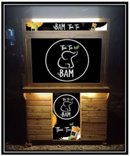 Gambar 2 : Display Outlet Penjualan Bam Thai Tea