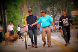 Pesepeda dan Pejalan Kaki (dok. Bdg Eco Transport)