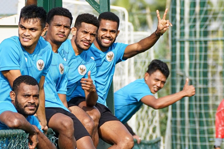 (Pemain Indonesia semangat hadapi laga perdana Piala AFF 2020/sumber foto dilansir dari voi.com)