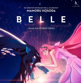 Suzu dalam dunia virtual menjadi putri cantik bernama Belle (sumber gambar: Studio Chizu via IMDb) 