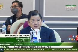 Suharso Monoarfa umumkan nama IKN baru:Nusantara (sumber: kompas.com)