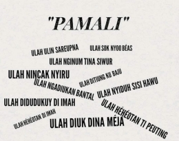 ilustrasi idiom 'kapamalian' Sunda | basasunda.com