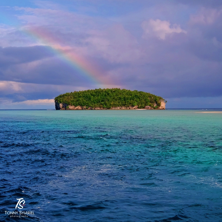Sebuah pulau di Kepulauan Raja Ampat- Papua Barat. Sumber: dokumentasi pribadi