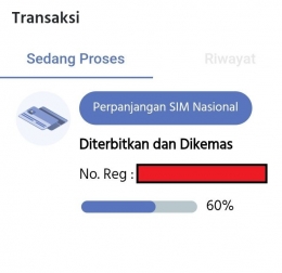 SIM digital (Screen capture pribadi)