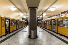 U-Bahn, kereta bawah tanah di Berlin | Foto Subway- Photo