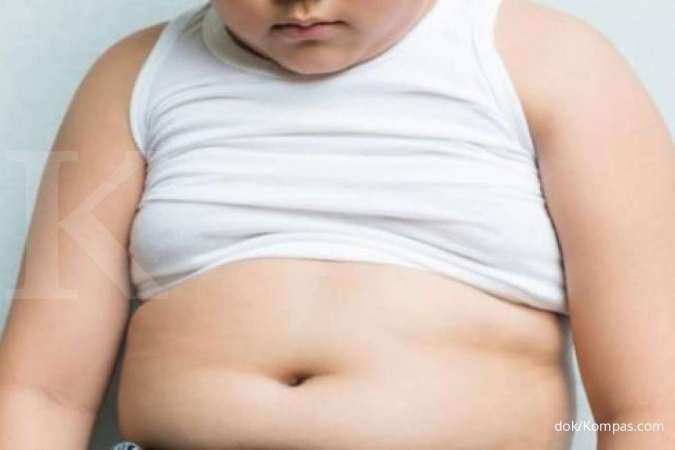 Ilustrasi anak obesitas|dok. Kompas.com, dimuat Kontan.co.id