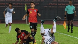 Gali Freitas, striker kontroversial Timor Leste -Mohd Rasfan/AFP/Getty Images
