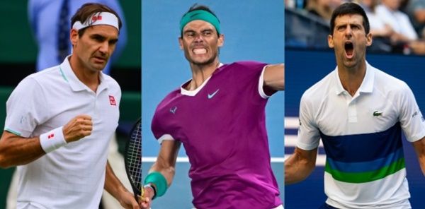 Dari kiri: Roger Federer (Swiss), Rafael Nadal (Spanyol), dan Novac Djokovic (Serbia) yang dijuluki 'The Big Three' (Sumber: tennishead.net)