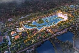 Desain revitalisasi Taman Mini Indonesia Indah / Foto: Kompas com