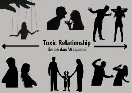 Ilustrasi gambar ciri-ciri toxic relationship | Gambar merupakan hasil editing pribadi.