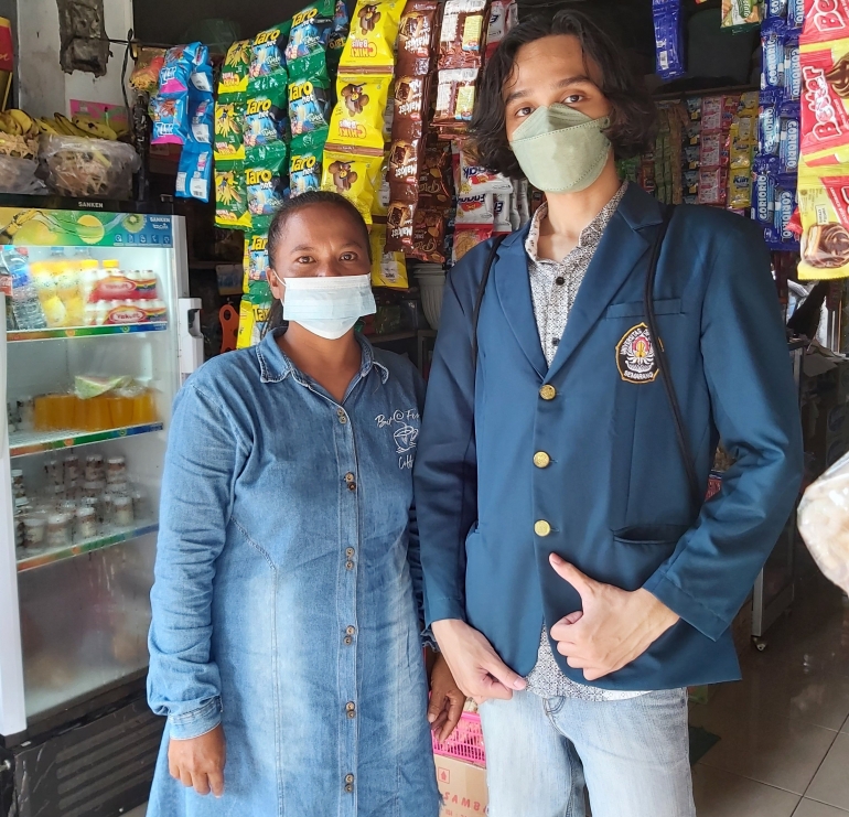 Sosialisasi pada Pedagang di Toko Pedagang Sekitar Jangli