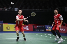 Jadwal dan prediksi lengkap semifinal Thomas Cup 2022 Indonesia vs Jepang - Antara Foto/M. Risyal Hidayat