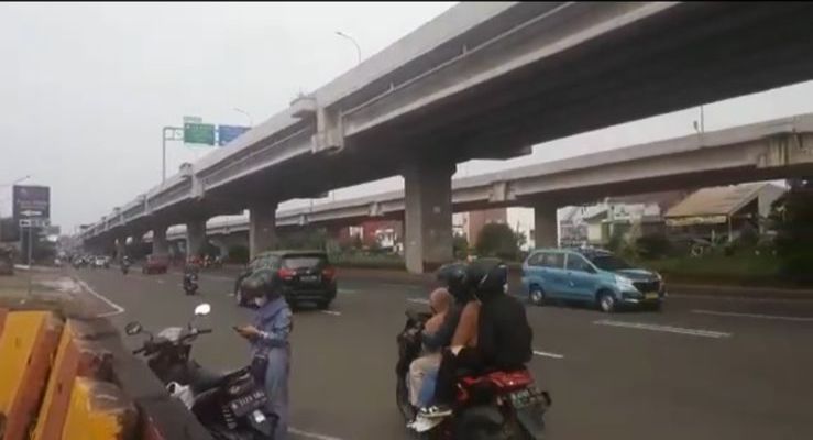 Lalu lintas di Jakarta Timur. Sumber: Fatma