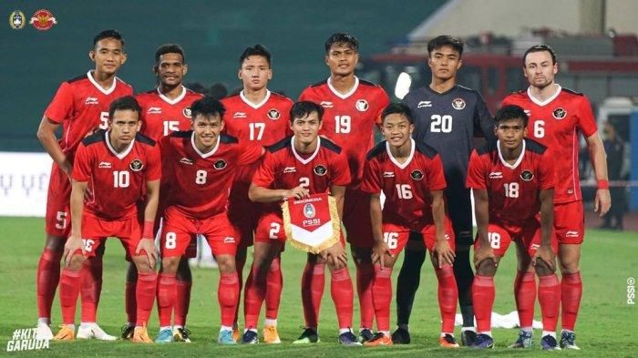 Timnas U-23 Indonesia siap melawan Timnas Timorleste di pertandingan sepakbola SEA Games 2021 tahun 2022 (Foto: tribunnews.com)