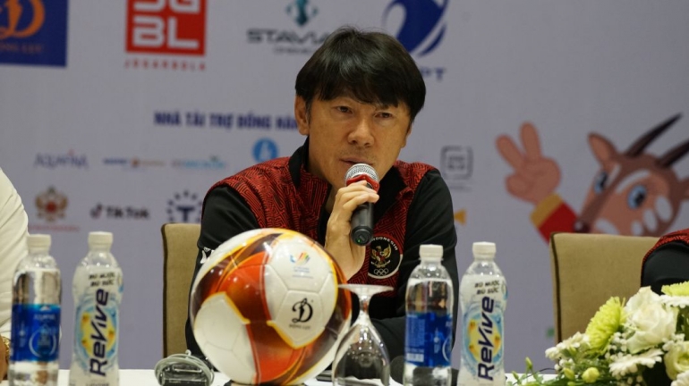 Shin Tae yong pelatih Timnas Garuda Muda yang bermain di SEA Games 2022 Vietnam (Foto PSSI). 