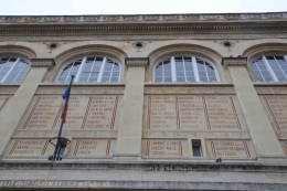 Bagian depan gedung Sainte-Genevive Library | Dokpri