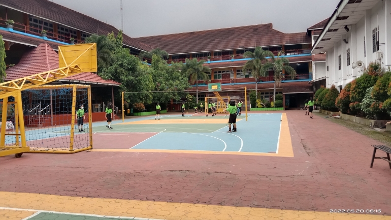 Halaman SMP Xaverius 1 Palembang. Dok. Pribadi, Sukamdi