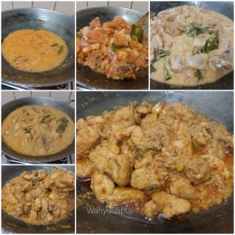 Cara memasak Ayam Bumbu Pedas Mantap step by step. | Foto: Wahyu Sapta.