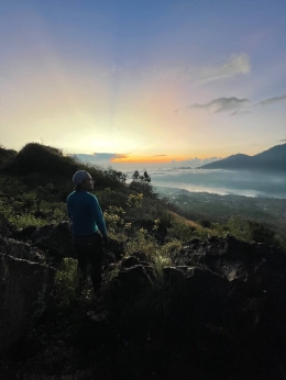 Pemandangan Sunrise di Gunung Batur | Dokumentasi Pribadi