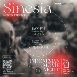 Poster Sinesia (Foto: IISMA Lancaster Awardee)